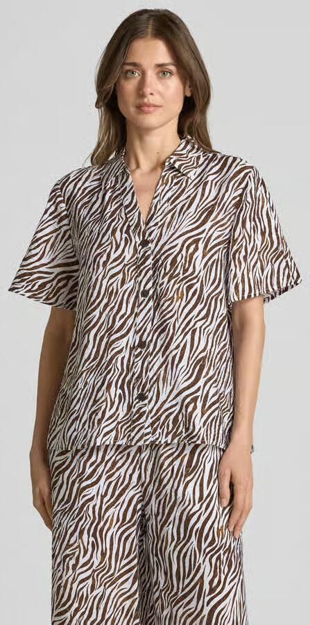 FREE QUENT regular fit blouse met V-hals model 'Mele' - Foto 5