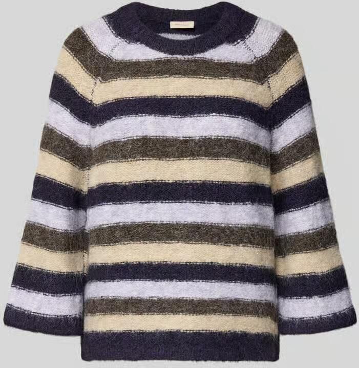 FREE QUENT Regular fit gebreide pullover met 3 4-mouw model 'Grslulu'