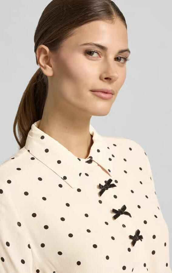 FREE QUENT regular fit overhemdblouse van pure viscose model 'Lovy'