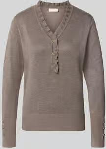 FREE QUENT Regular fit pullover met mix van wol en alpaca model 'Katie'