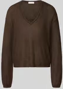 FREE QUENT Regular fit pullover met mix van wol en alpaca model 'Katie'