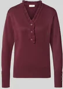 FREE QUENT Regular fit pullover met mix van wol en alpaca model 'Katie'