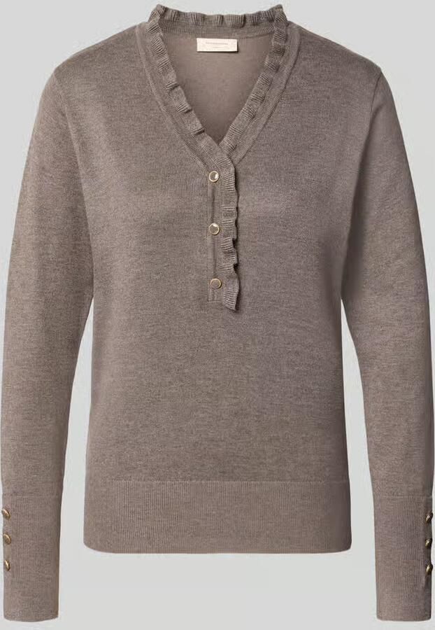 FREE QUENT Regular fit pullover met mix van wol en alpaca model 'Katie' - Foto 2