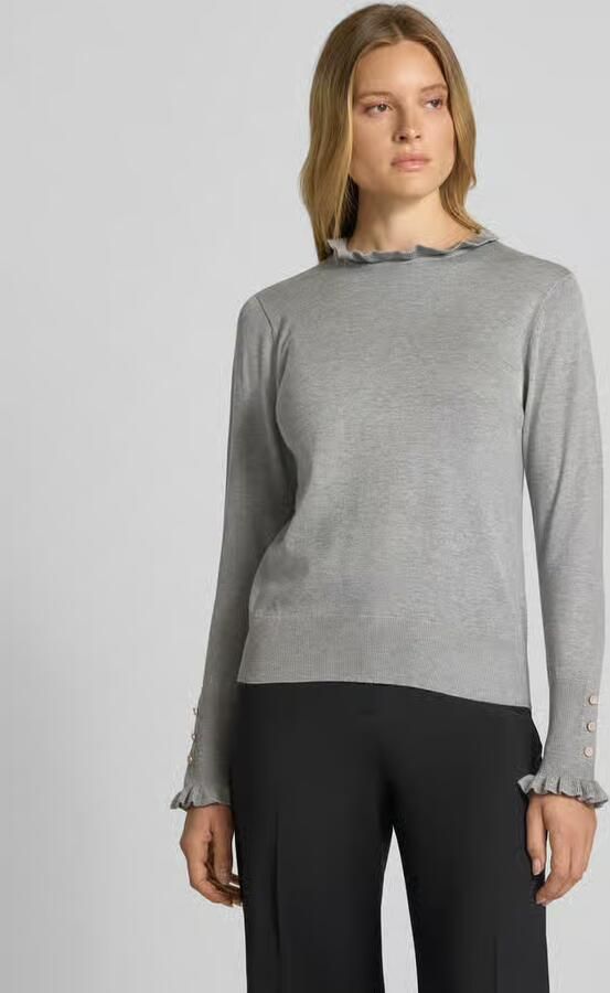 FREE QUENT Regular fit shirt met lange mouwen van viscosemix model 'Katie' - Foto 2