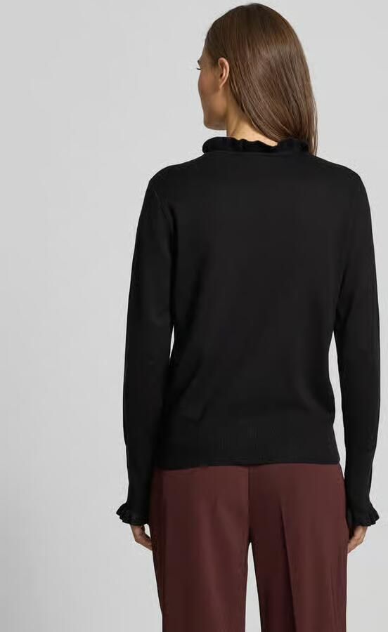 FREE QUENT Regular fit shirt met lange mouwen van viscosemix model 'Katie'