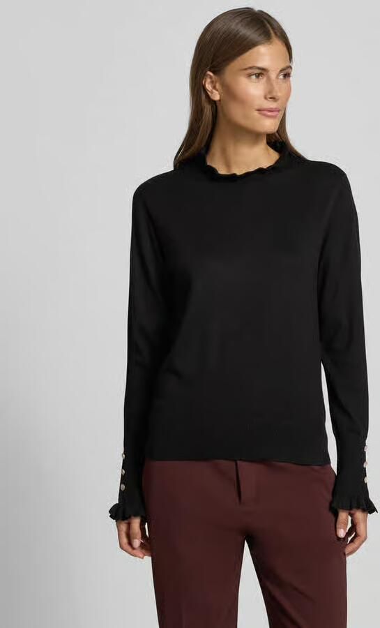 FREE QUENT Regular fit shirt met lange mouwen van viscosemix model 'Katie' - Foto 2