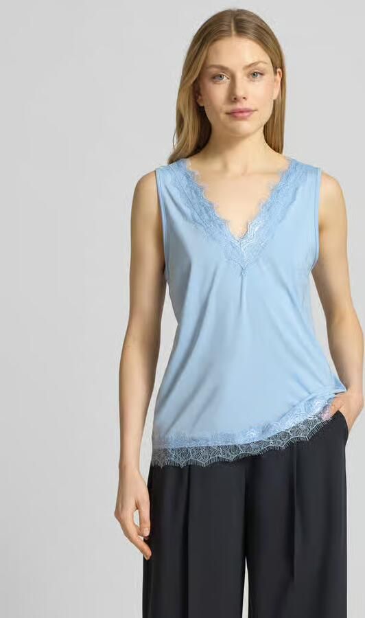 FREE QUENT regular fit top met kant model 'Bicco' - Foto 3