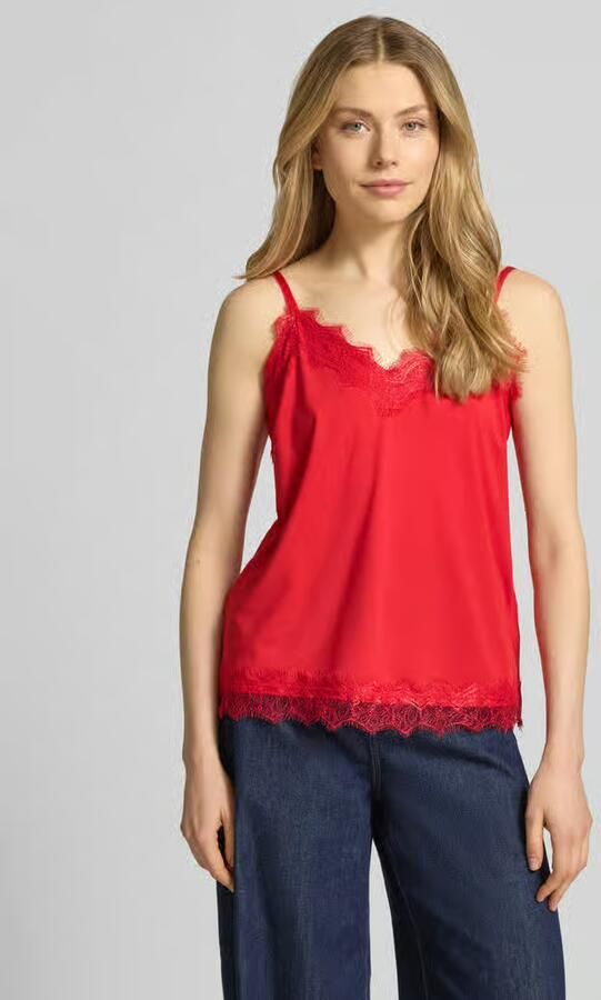 FREE QUENT regular fit top met kant model 'Bicco' - Foto 3