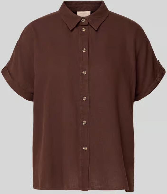 FREE QUENT relaxed fit blouse van mix van linnen en viscose model 'Lava' - Foto 2