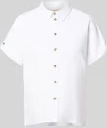 FREE QUENT relaxed fit blouse van mix van linnen en viscose model 'Lava'