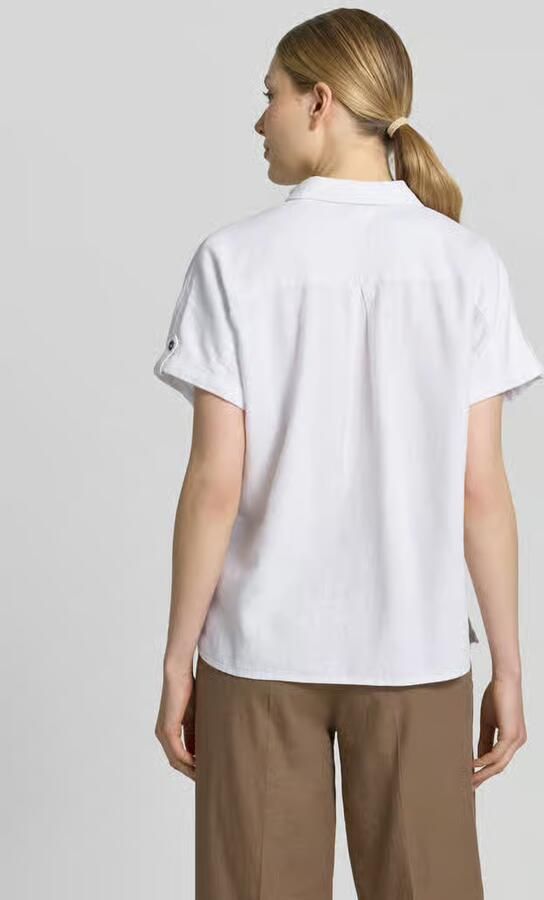 FREE QUENT relaxed fit blouse van mix van linnen en viscose model 'Lava' - Foto 2