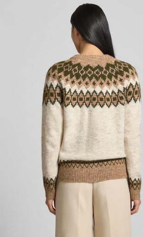 FREE QUENT Relaxed fit gebreid jack met wol Model 'Novala'