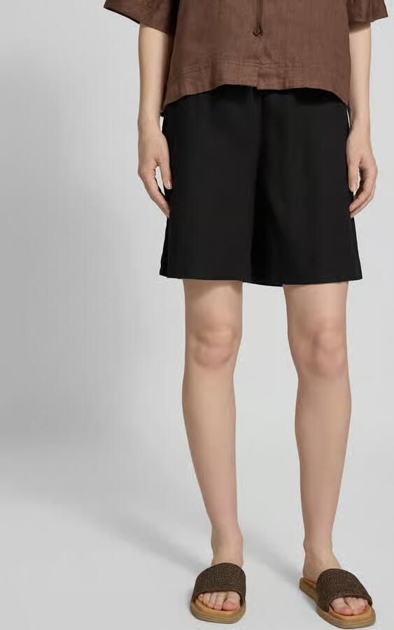 FREE QUENT Linnen korte broek met elastische tailleband model 'Lava' - Foto 5