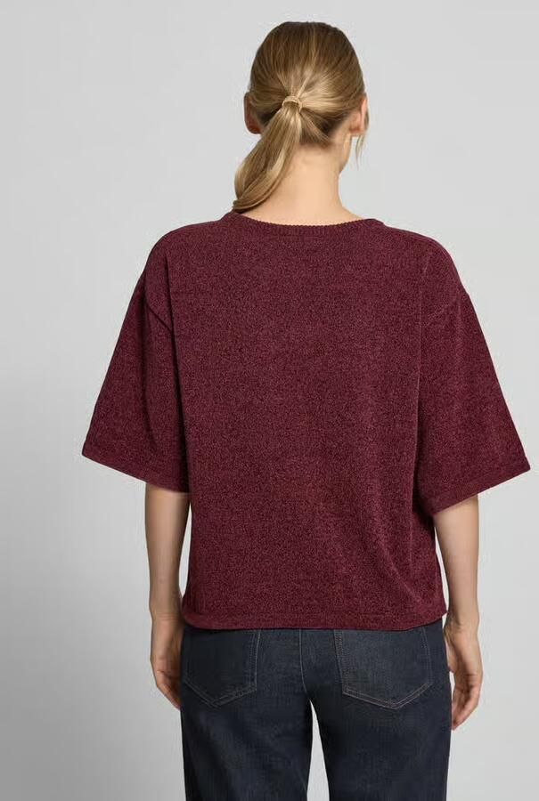 FREE QUENT relaxed fit t-shirt in tricotlook model 'Tempo'