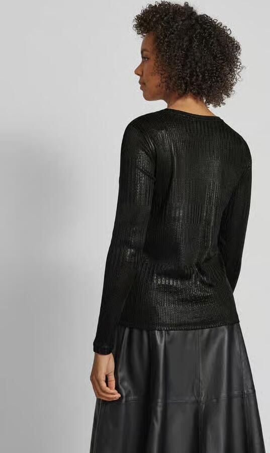 FREE QUENT Shirt met lange mouwen en ronde hals model 'MATTER'