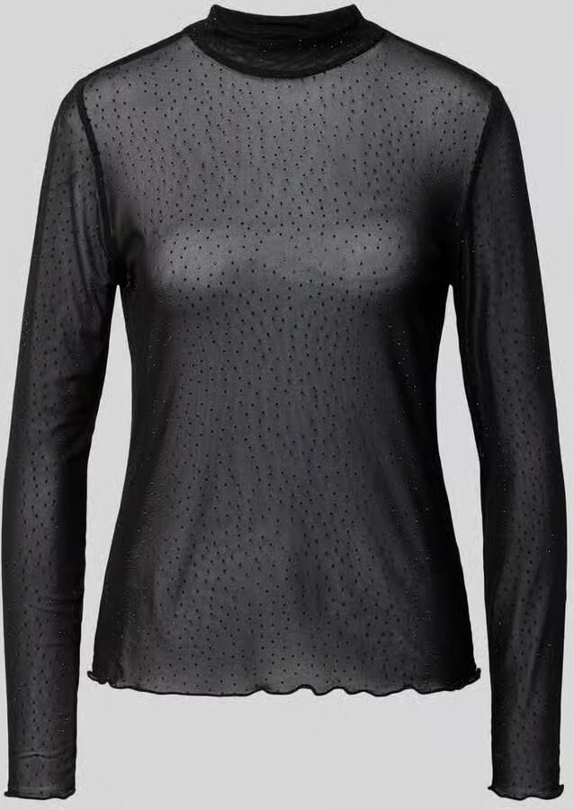 FREE QUENT Shirt met lange mouwen in semi-transparant design model 'ISKA'