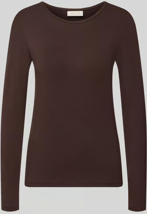 FREE QUENT Shirt met lange mouwen van mix van viscose en elastaan model 'Liana'