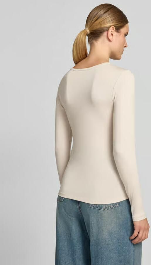 FREE QUENT Shirt met lange mouwen van mix van viscose en elastaan model 'Liana' - Foto 3