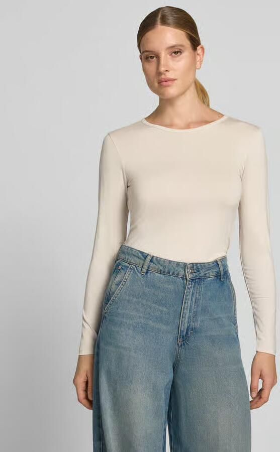 FREE QUENT Shirt met lange mouwen van mix van viscose en elastaan model 'Liana' - Foto 2