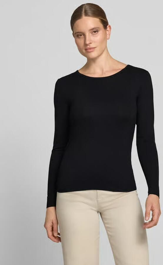 FREE QUENT Shirt met lange mouwen van mix van viscose en elastaan model 'Liana' - Foto 2