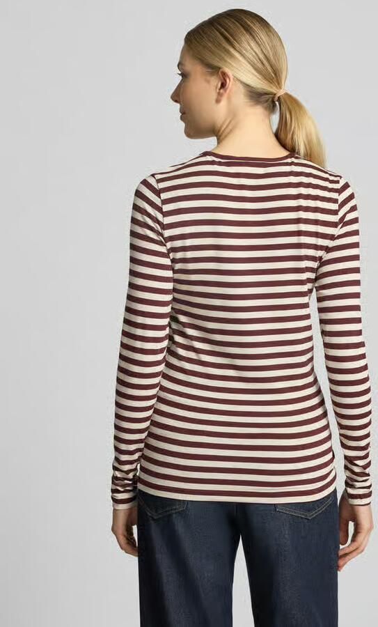 FREE QUENT skinny fit shirt met lange mouwen van viscosemix model 'Liana' - Foto 2