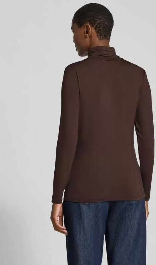 FREE QUENT Slim fit shirt met lange mouwen van elastische mix van viscose model 'Liana' - Foto 3