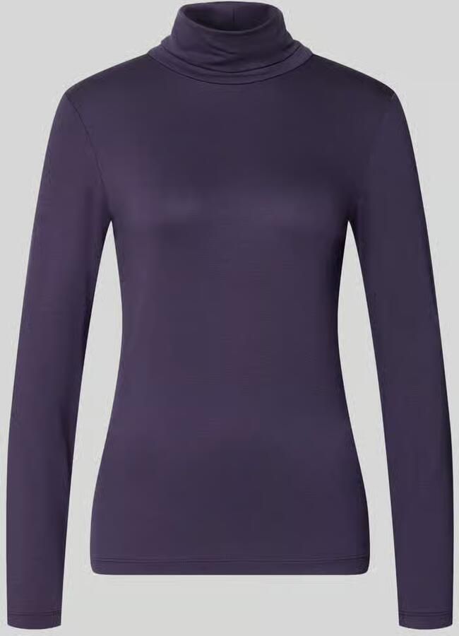 FREE QUENT Slim fit shirt met lange mouwen van elastische mix van viscose model 'Liana'