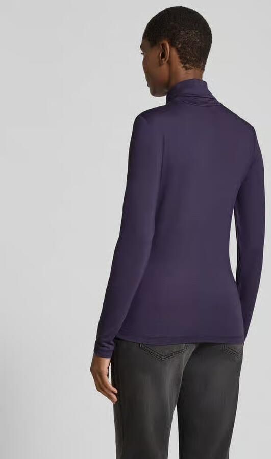 FREE QUENT Slim fit shirt met lange mouwen van elastische mix van viscose model 'Liana' - Foto 3