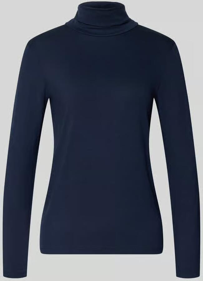 FREE QUENT Slim fit shirt met lange mouwen van elastische mix van viscose model 'Liana'
