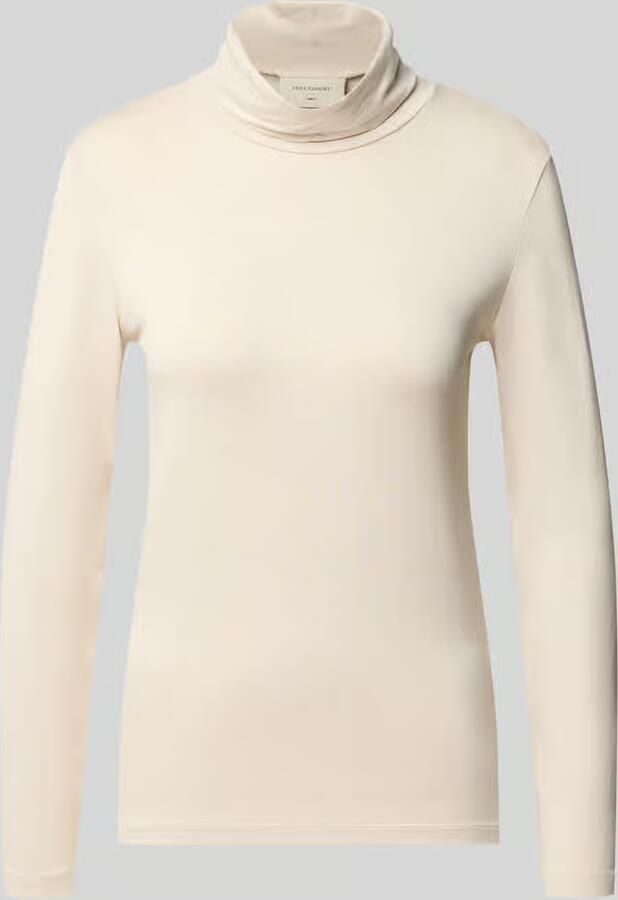 FREE QUENT Slim fit shirt met lange mouwen van viscosemix model 'Liana'