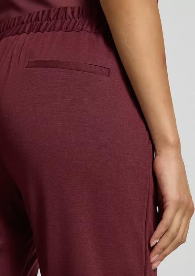 FREE QUENT Slim fit stoffen broek met vaste boorden model 'Nanni'