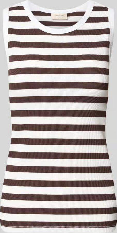 FREE QUENT slim fit top met ronde hals model 'Effy' - Foto 2