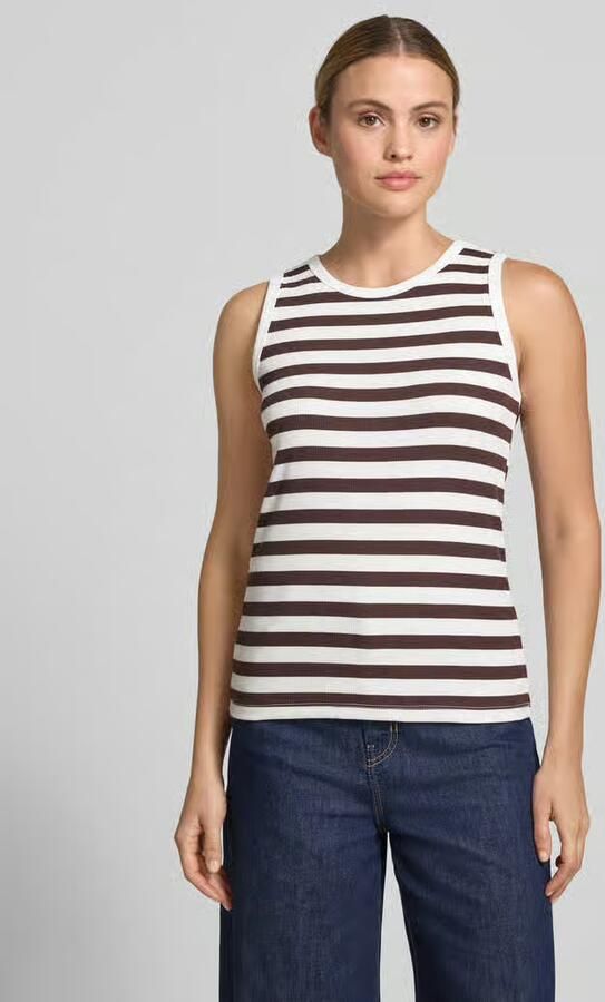 FREE QUENT slim fit top met ronde hals model 'Effy' - Foto 3