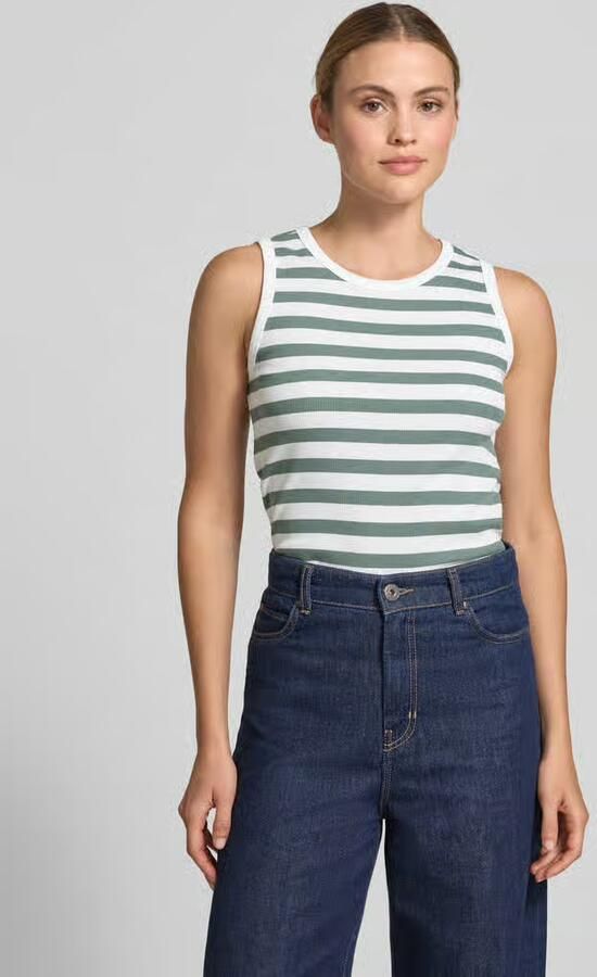 FREE QUENT slim fit top met ronde hals model 'Effy' - Foto 2