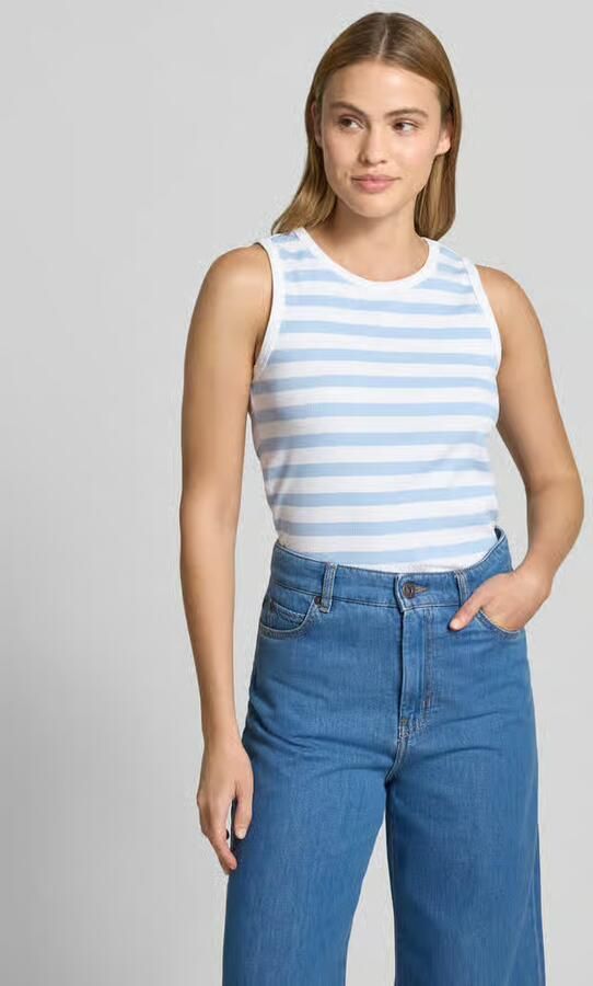 FREE QUENT slim fit top met ronde hals model 'Effy' - Foto 3