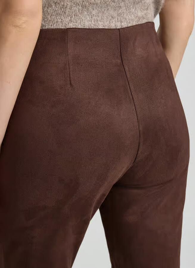 FREE QUENT Stoffen broek in wildleerlook model 'LEXIE' - Foto 2