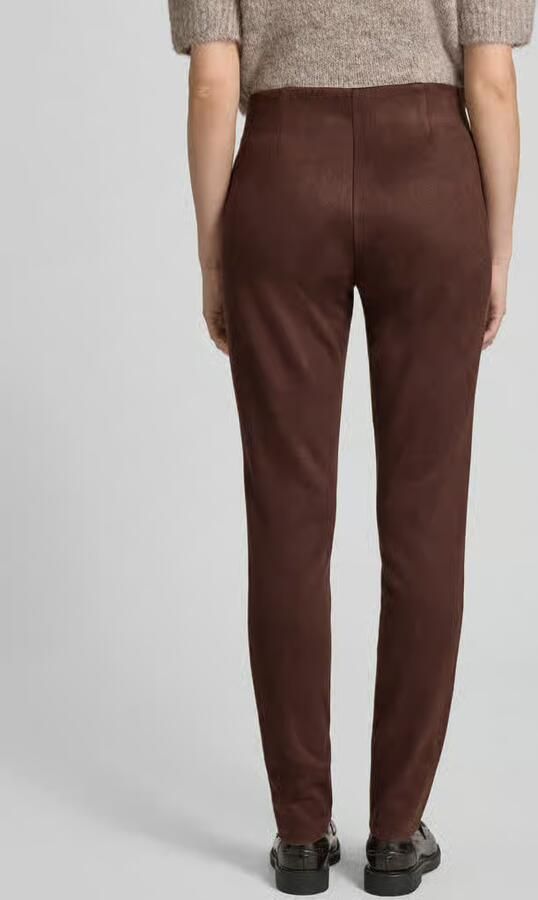 FREE QUENT Stoffen broek in wildleerlook model 'LEXIE'