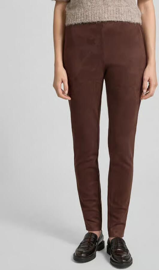 FREE QUENT Stoffen broek in wildleerlook model 'LEXIE' - Foto 3