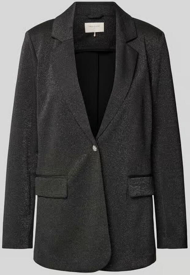FREE QUENT straight fit longblazer met siersteentjes model 'NANNILUX' - Foto 2