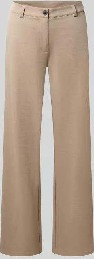 FREE QUENT Straight leg stoffen broek met paspelzakken model 'Nanni' - Foto 4