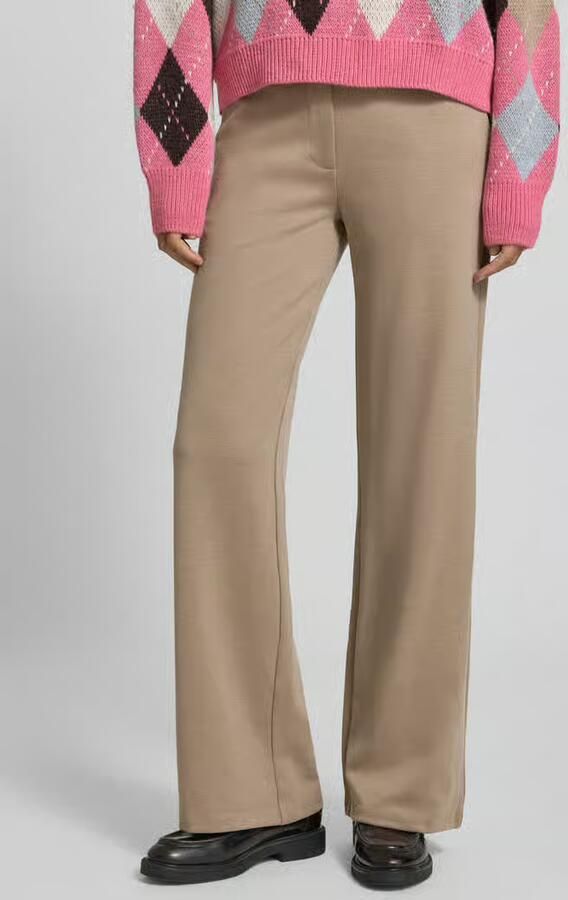 FREE QUENT Straight leg stoffen broek met paspelzakken model 'Nanni' - Foto 5
