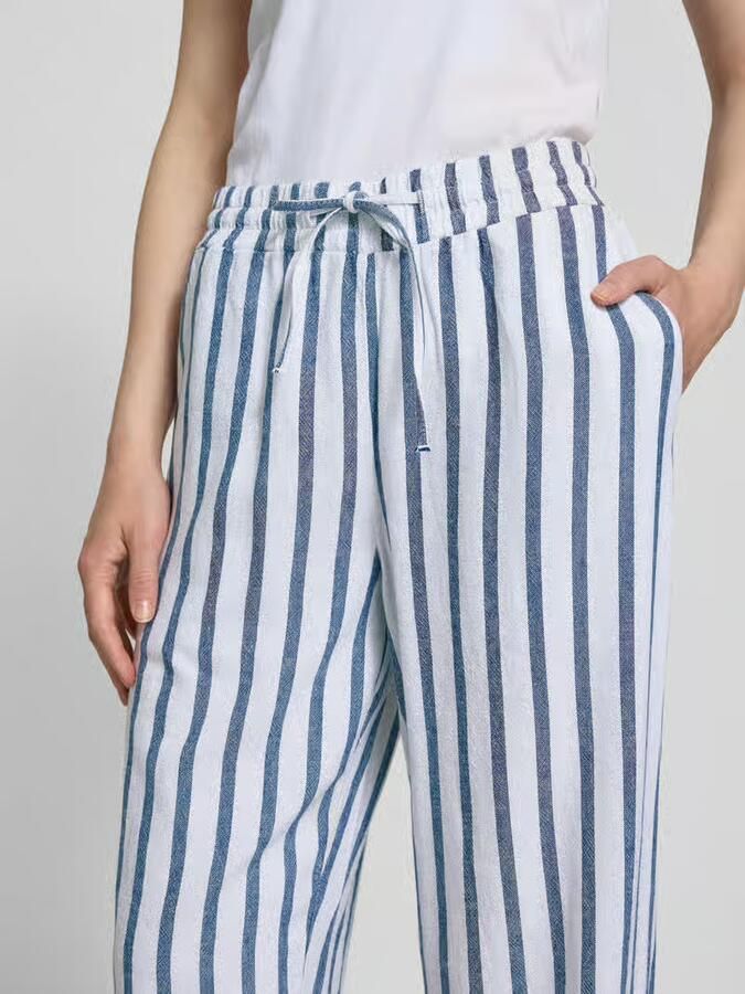FREE QUENT Straight leg stoffen broek met tunnelkoord model 'Lavisco'