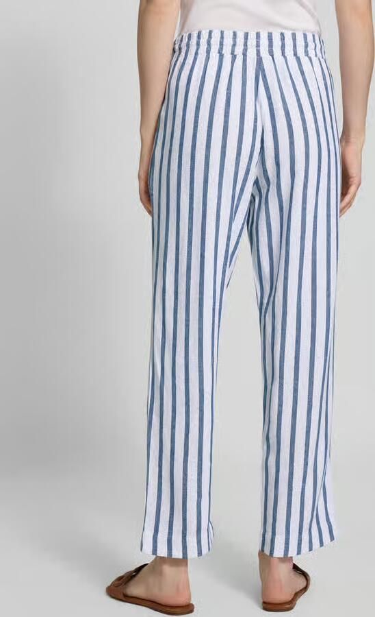 FREE QUENT Straight leg stoffen broek met tunnelkoord model 'Lavisco' - Foto 2