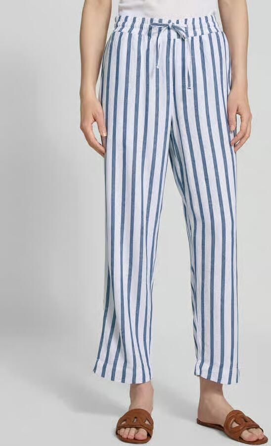 FREE QUENT Straight leg stoffen broek met tunnelkoord model 'Lavisco' - Foto 3