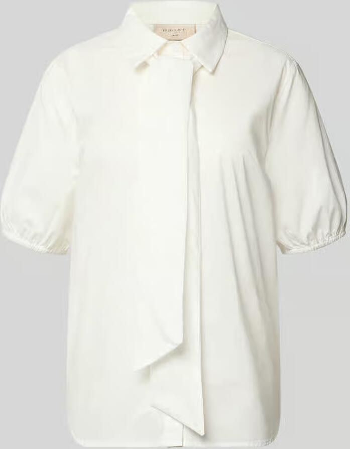 FREE QUENT Strikblouse met verdekte knoopsluiting model 'malay' - Foto 2