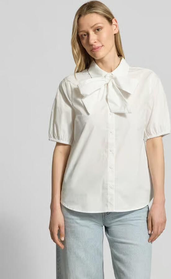 FREE QUENT Strikblouse met verdekte knoopsluiting model 'malay' - Foto 2