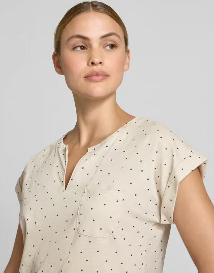 FREE QUENT T-shirt met borstzak model 'Viva'