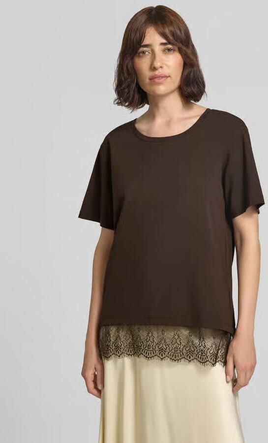 FREE QUENT T-shirt met kant model 'SURE' - Foto 2
