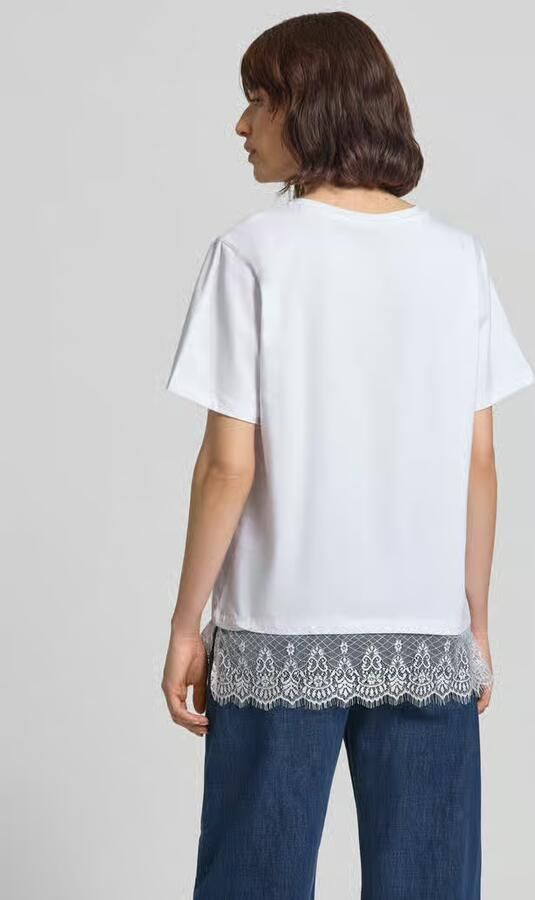 FREE QUENT T-shirt met kant model 'SURE' - Foto 3