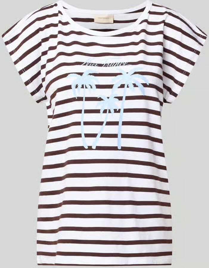 FREE QUENT T-shirt met motiefprint model 'Fenjal' - Foto 2